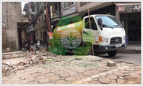 Hút hầm cầu giá rẻ.