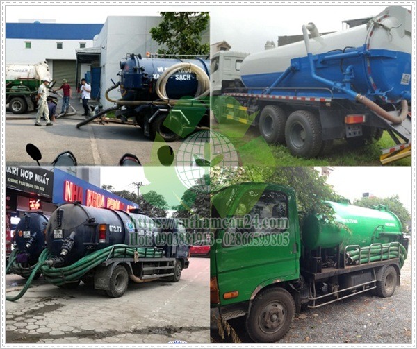 Quy trình rút hầm cầu giá rẻ tphcm.