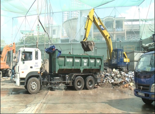 Dịch vụ thu gom r&aacute;c thải x&acirc;y dựng